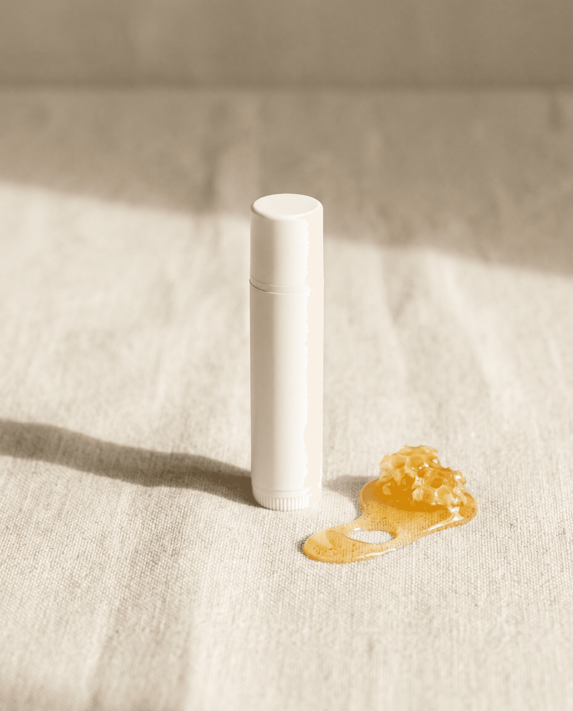 Honey lip balm tube